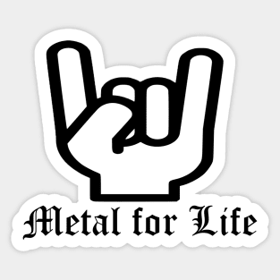 heavy metal Sticker